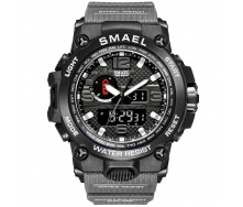 Часы наручные мужские Smael 1545D Gray (15164-hbr)