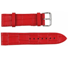 Ремешок для часов кожаный Mykhail Ikhtyar 22 мм Красный (S22-718S red)