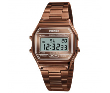 Часы наручные мужские Skmei 1123 Coffee Gold, 1123CG (12315-hbr)