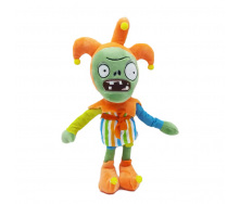 М'яка іграшка Plants vs Zombies зомбі придворний блазень 30 см Різнокольоровий (953)