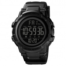 Годинник наручний Skmei 1568BK 1568 Black (17155-hbr)