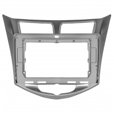 Переходная рамка Lesko 10.1" Hyundai Solaris Accent 2010-2017 Dodge Attitude 2011-2014 (10126-43505)