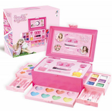 Набор детской декоративной косметики для макияжа и маникюра JC Toys Розовый