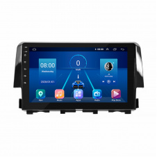 Штатная автомобильная магнитола Lesko Honda Civic 2016+ 2+32GB 4G Premium 9"