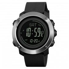 Годинник наручний Skmei 1418 Black 1418BK (15956-hbr)