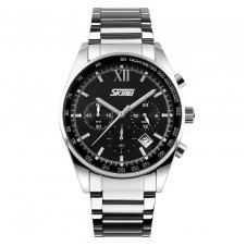 Годинник наручний Skmei 9096 Black 9096BK (17121-hbr)