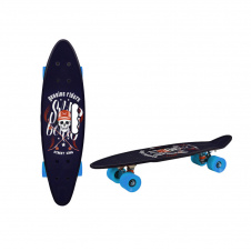 Пенні борд 24" Bambi SC20514 PU колеса з ручкою Блакитний