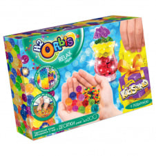 Набір креативної творчості "RELAX BOX" H2Orbis Danko Toys RLX-01 укр гелеві кульки + кінетичний пісок Жовтий