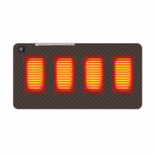 Накидка на крісло Lesko 702 45х90 см Dark Gray 13105-83403