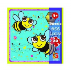 Пазли дитячі "Комахи" G-Toys LI05 20 елементів