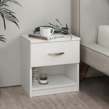 Тумба приліжкова No Brand Tilda 386x295x410 мм Білий (15162343)