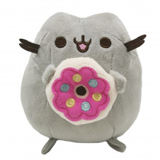 М'яка іграшка 2Life Pusheen cat з пончиком у лапках 15х12 см v-12229