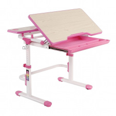 Зростаюча парта для дівчинки FunDesk Lavoro L 794 x 608 x 540-720 мм Pink