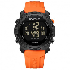 Наручний годинник чоловічий NaviForce Europe Orange Чорний (3154)
