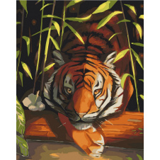 Картина за номерами Art Craft Бенгальський тигр 40*50 см 11618-AC