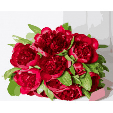 Картина за номерами Art Craft Рубіновий букет 40*50 см 12132-AC