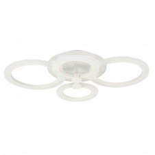 Стельова LED люстра Sunlight 5333/2+2 R білий