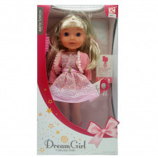 Детская кукла музыкальная Dream Girl Bambi 8898 озвучена на английском языке Розовый