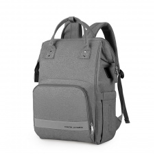 Рюкзак Mark Ryden Supermom MR8703 з кріпленням на коляску 40 х 25 х 17 см Сірий