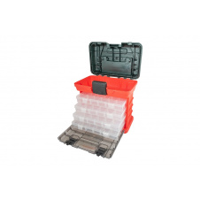 Органайзер MASTERTOOL GM з висувними боксами 4 шт 73 секції 11 279х184х254 мм (79-3182)