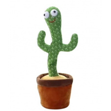 Танцюючий та співаючий кактус OPT-TOP Dancing Cactus на 120 пісень з підсвічуванням Зелений (1756374515)