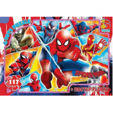 Пазли дитячі "Людина-павук" G-Toys SM907 117 елементів