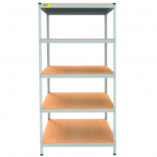 Металевий стелаж Emby Light Series 5 полиць ДСП до 100 кг 2400х900x600 мм