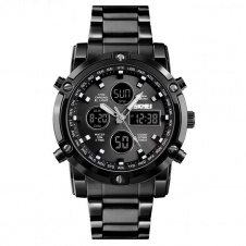 Наручний годинник чоловічий Skmei Molot Limited AllBlack Чорний (2191)