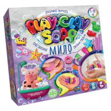 Набір креативної творчості "Пластилінове мило" Danko Toys PCS-01 Play Clay Soap вел укр 8 кольорів Рибка
