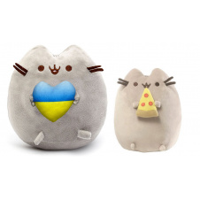 Набір м'яких іграшок S&T Pusheen cat 23х25 см та 12х15 см (vol-10457)