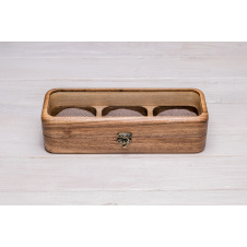Коробочка для зберігання годинників ecoWalnut 7х26.5х9.5 см