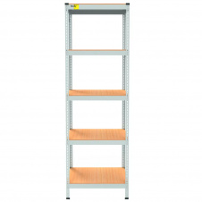 Металевий стелаж Emby Light Series 2100х600x300 мм 5 полиць ДСП до 100 кг