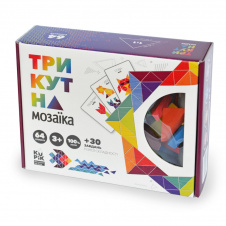 Дерев'яна гра "Трикутна мозаїка" Kupik 900194 64 деталі
