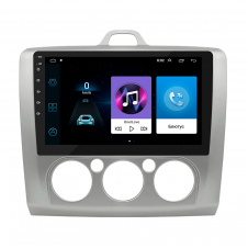 Штатная магнитола Lesko Ford Focus II Рестайлинг 2007-2011 9" 1/16Gb/ Wi-Fi Optima GPS Android (6727-32845)