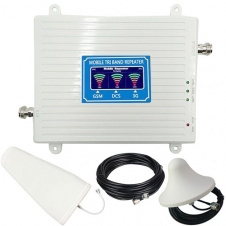 GSM DCS 3G 4G репітер, підсилювач зв'язку BTB 900МГц 1800МГц 2100 МГц, Premium