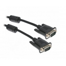 Кабель Maxxter V-PVGA-6 VGA-VGA HD15M/HD15M 39C 1.8м чорний