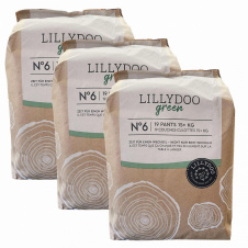 Еко підгузки-трусики Lillydoo Green 6 15+ кг 57 шт