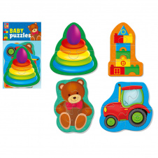 М'які бейбі пазли "Іграшки" Vladi Toys VT1106-94 Укр