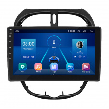 Штатная магнитола Lesko для Peugeot 206 1998-2012 экран 9" 2/32Gb/ 4G/ Wi-Fi Premium GPS Android Пежо