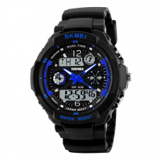 Чоловічий спортивний годинник Skmei S-Shock 0931 Чорний