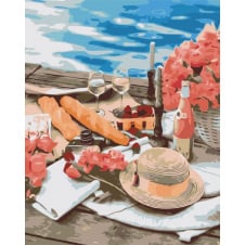 Картина за номерами BrushMe "Пікнік поруч з морем" 40х50см BS51331