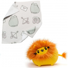 Комплект 2Life М'яка іграшка Pusheen cat 10х7см та рушник 35х35 см v-12455
