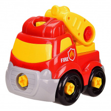Детский конструктор-скрутка Bambi SG-2296AB отвертка и 3 насадки Красный