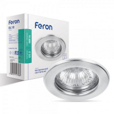 Встраиваемый светильник Feron DL10 серебро