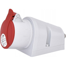 Настенный силовой разъем ETI 004482036 EZ-1653 IP44 (16A 400V 3P+N+PE)