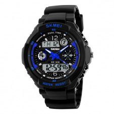 Годинник наручний дитячий Skmei 1060 Black 1060BU (17106-hbr)