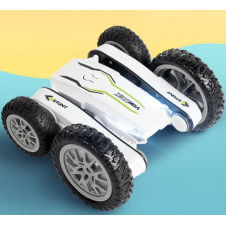 Машинка трюковая перевертыш вездеход с пультом радио управления YG Toys Белый