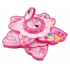 Набір дитячої декоративної косметики JC Toys для макіяжу та манікюру багаторівнева палетка тіней блиски для губ лаки (AUAU08)