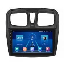 Штатная магнитола Lesko Renault Logan II Рестайлинг 2018-н.в. 10" 2/32Gb/ 4G/ Wi-Fi Premium GPS (9821-35641)