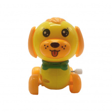 Заводная игрушка Собачка Bambi 665 8 см Желтый
